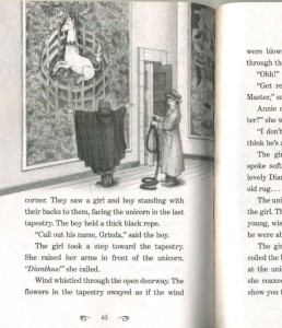 Cloisters, Magic Tree House, Mary Pope Osborne, Unicorn, Tapestry, Jack & Annie, snow, New York City, NY 1938, blizzard, mystery, children's book (2)