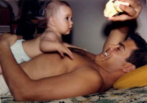 Daddy & Baby Bianca, little duckie (1)