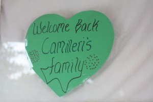 Jamaica, Caribbean, wonderful folks, super staff, authentic Jamaican food, Family welcome sign