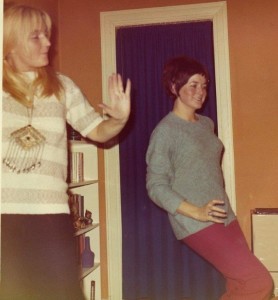 My mom and best friend, dancing and silly times, Bianca Tyler's mother, Germany, carefree days