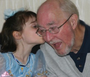 Granddad is loved and missed, loving family, Granddad joins his beloved Grandma, hugs and kisses, grandchildren (15)