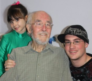 Granddad is loved and missed, loving family, Granddad joins his beloved Grandma, hugs and kisses, grandchildren (22)