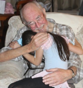Granddad is loved and missed, loving family, Granddad joins his beloved Grandma, hugs and kisses, grandchildren (37)