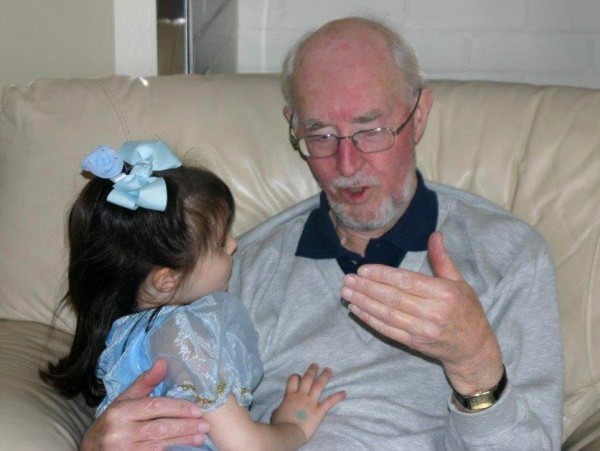 Granddad is loved and missed, loving family, Granddad joins his beloved Grandma, hugs and kisses, grandchildren (38)