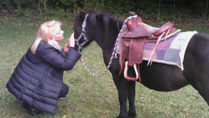 Bianca Tyler and pony, pony love, sweet pony, loving animals