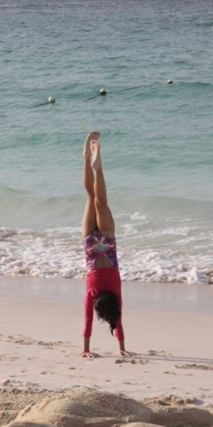 Handstand, gymnastics, Caribbean, islands, Punta Cana, resorts, Caribbean resort (9a)