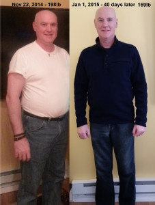 Phillip's 40-day weight loss before and after, before & after photos (1)