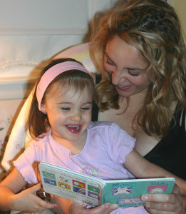 Happy childhood, loving, nurturing, sweet childhood, comfort, understanding, daughter,  reading with Mom, Bianca Tyler