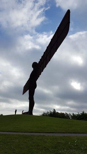 Angel of the North, angel statue, glorious angel, copper, steel (1)