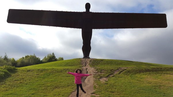 Angel of the North, angel statue, glorious angel, copper, steel (2)